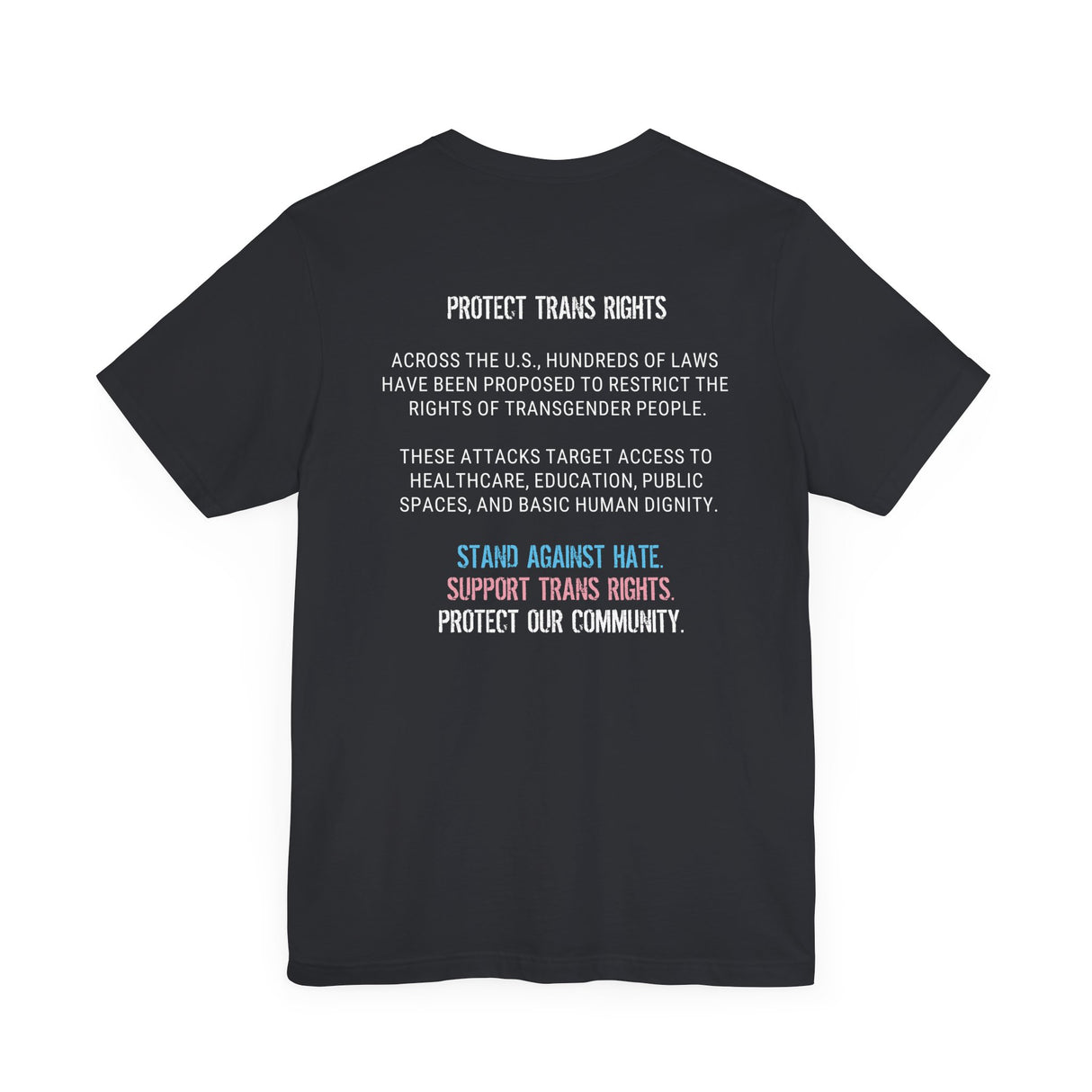 Protect Trans Rights 2025 Lightweight Tee – Soft Fabric, Hard Truth