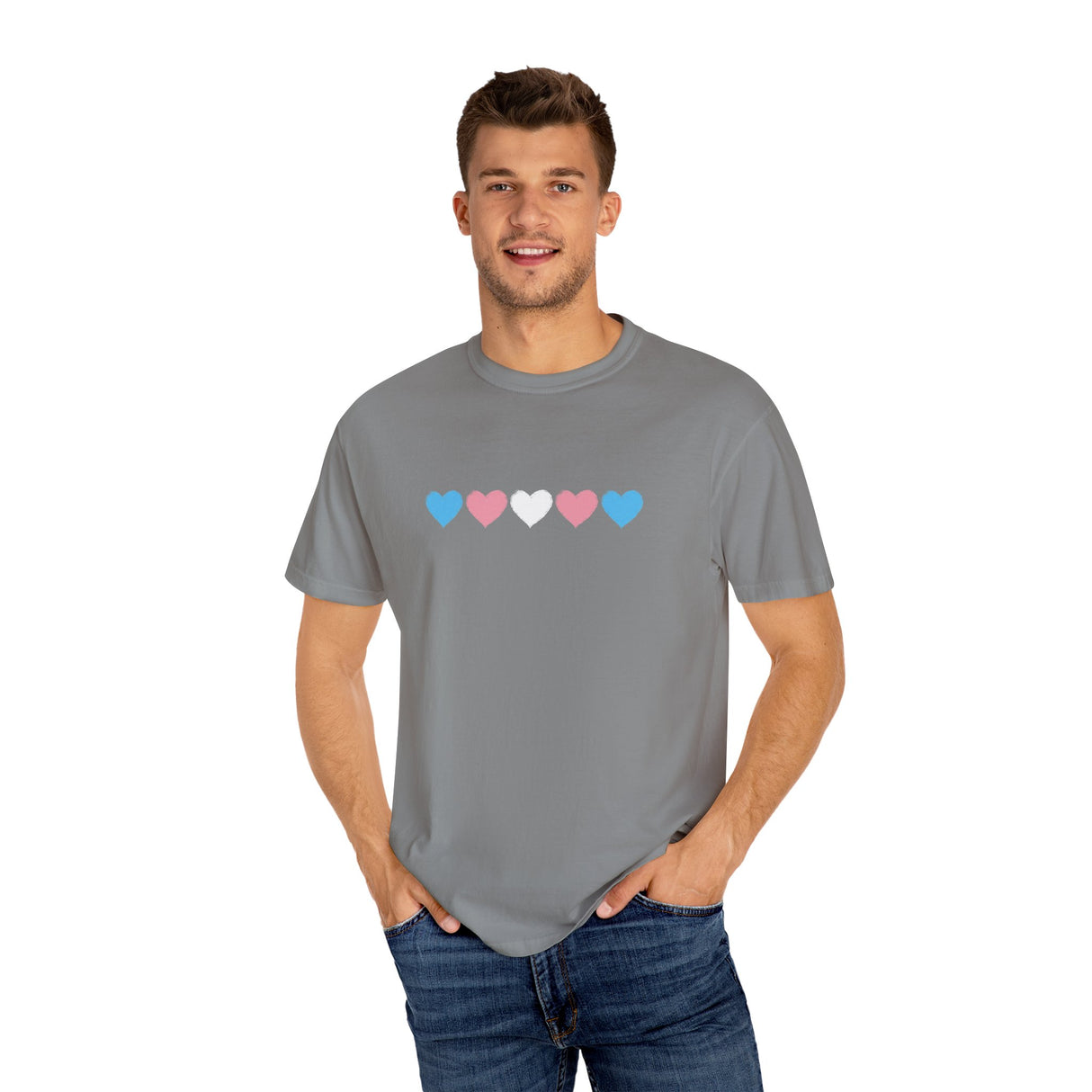 Trans Pride Heavyweight Tee – Soft Structure, Bold Heart