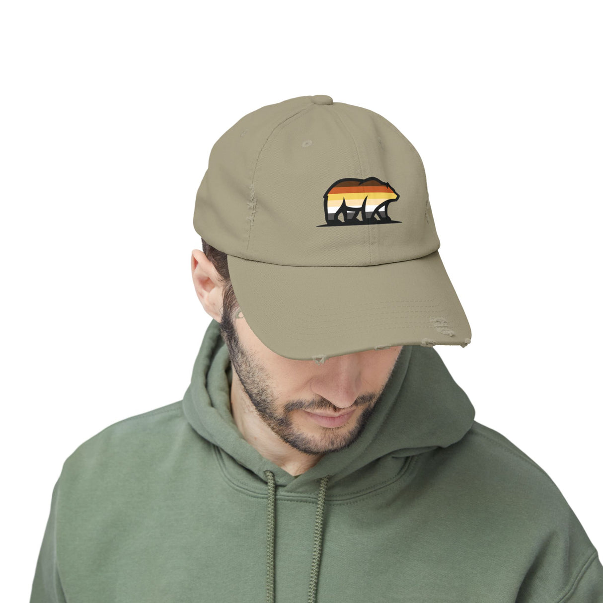Big Bear Icon Distressed Dad Cap