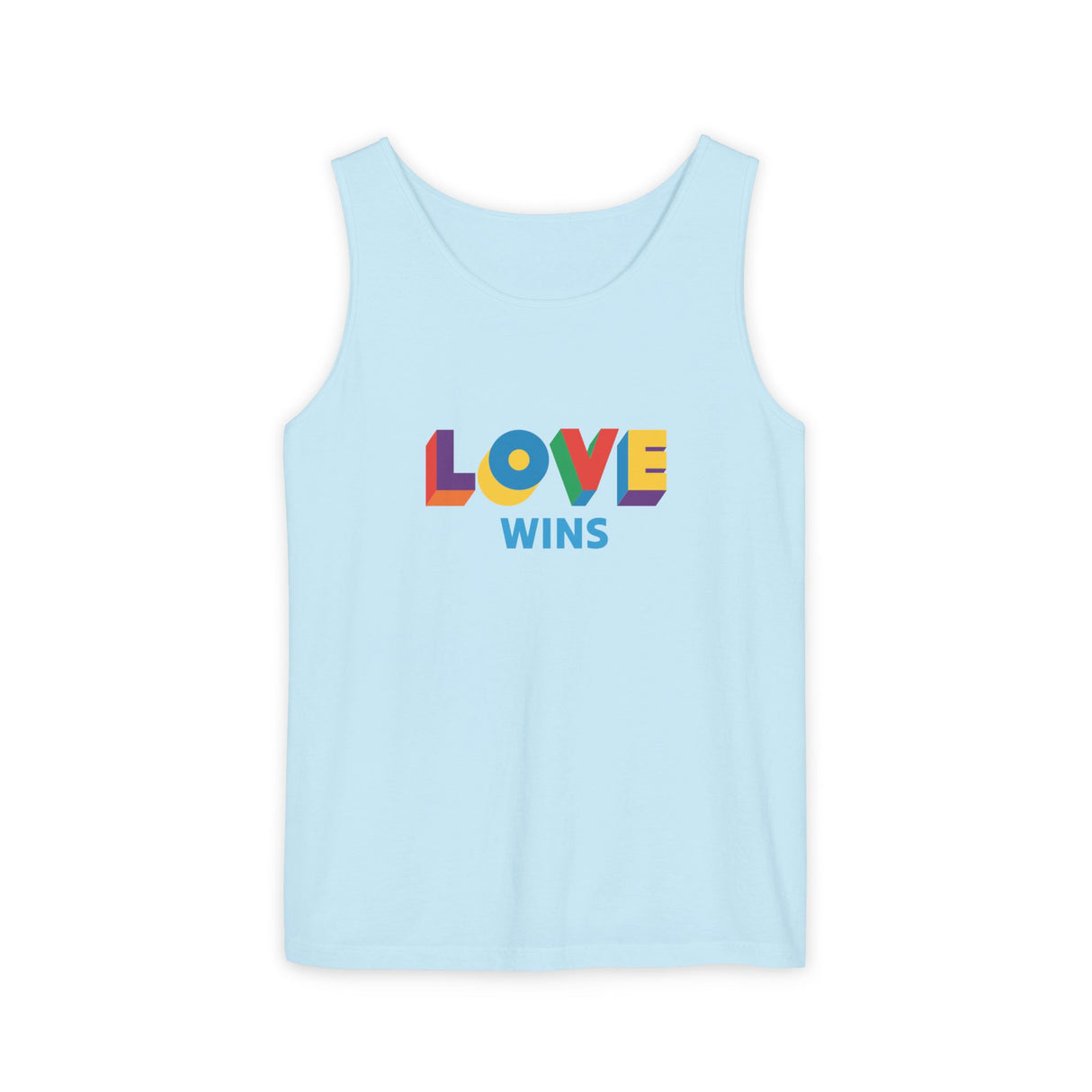 Love Wins Heavyweight Tank – Washed Soft, Worn Proud