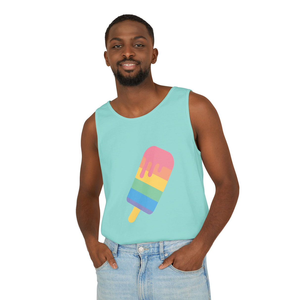Melting Point Popsicle Unisex Tank Top - Summer Vibes