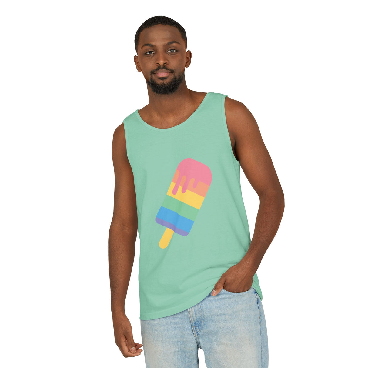 Melting Point Popsicle Unisex Tank Top - Summer Vibes