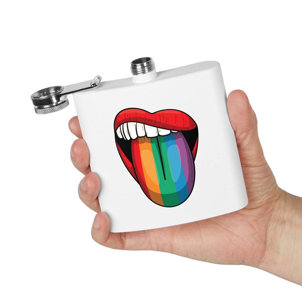 Rainbow Lick Stainless Steel Flask