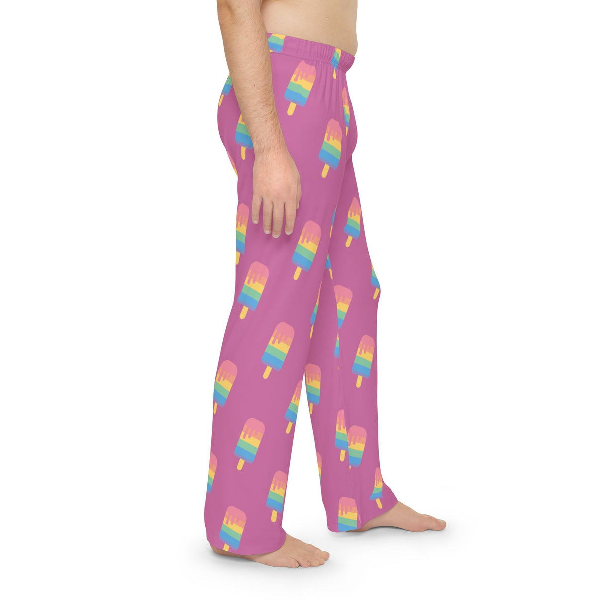 Pink Melting Point Men's Pajama Pants – Comfortable and Fun Loungewear for Summer Nights