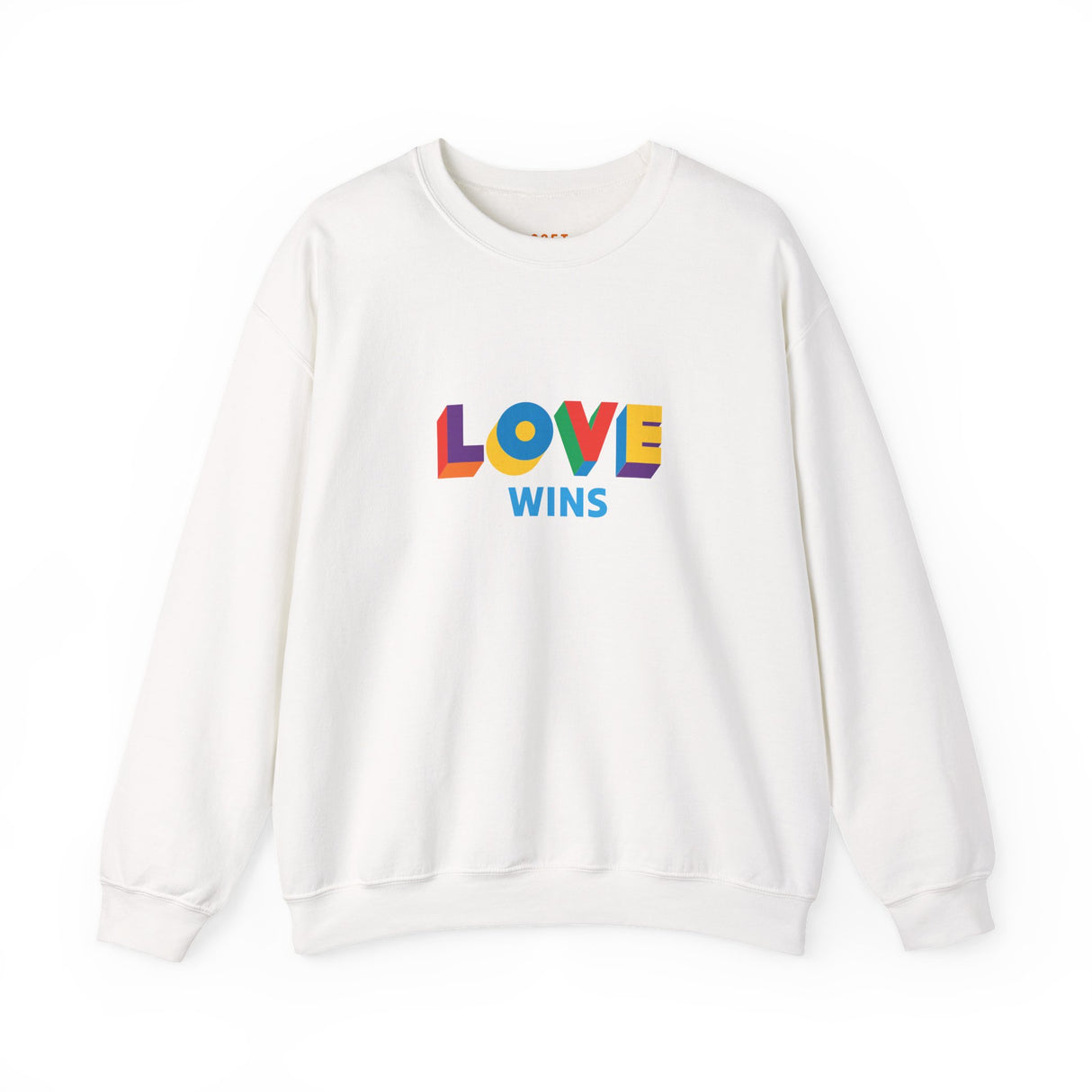 Love Wins Medium Weight Sweatshirt – Soft Feel, Solid Message