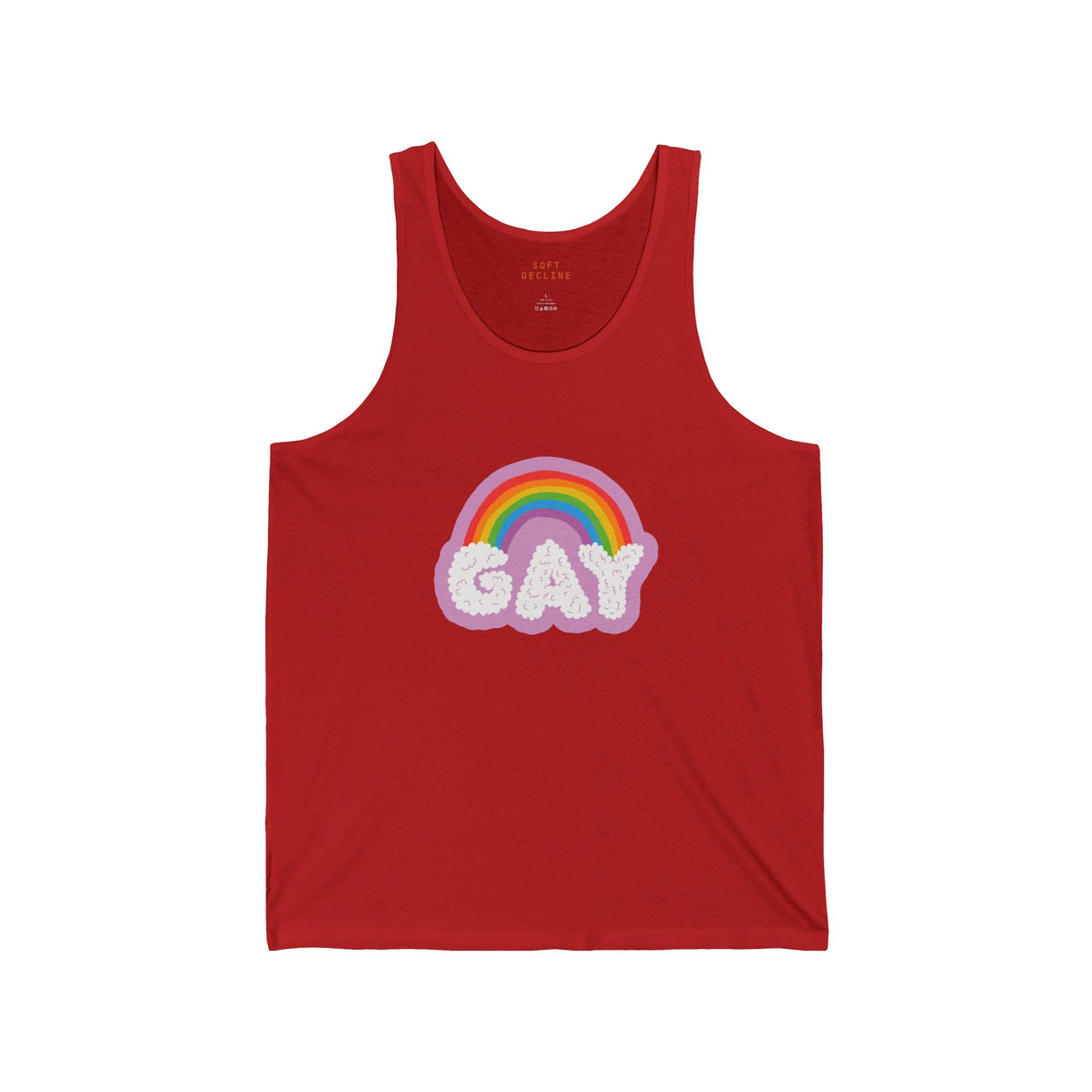 Gay Cloud Tank – Chill, Sunny, and Very Out