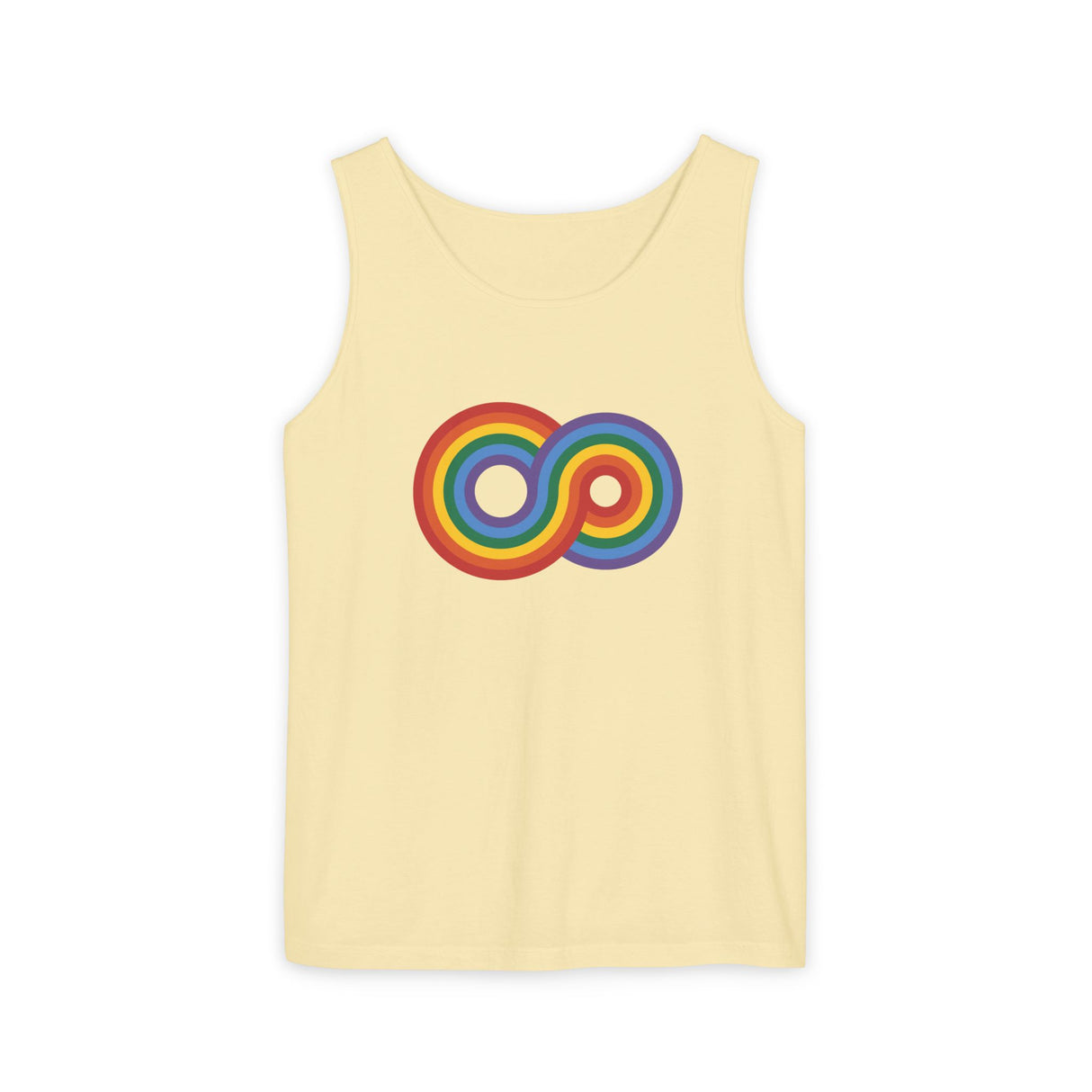 Gayfinity Rainbow Heavyweight Tank – Garment-Dyed, Endlessly Bold