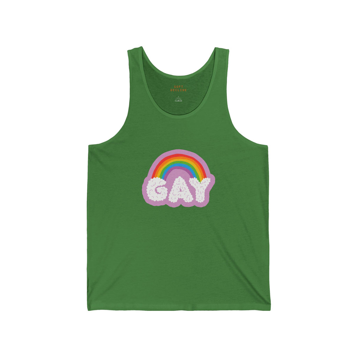 Gay Cloud Tank – Chill, Sunny, and Very Out
