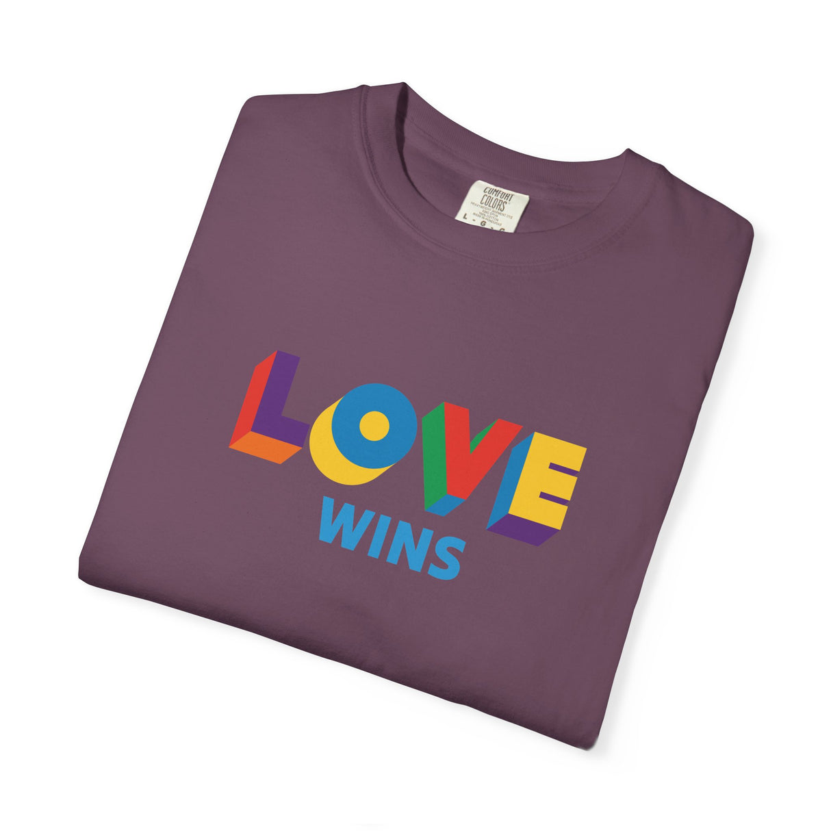 Love Wins Heavyweight Tee – Lived-In Feel, Loud Heart