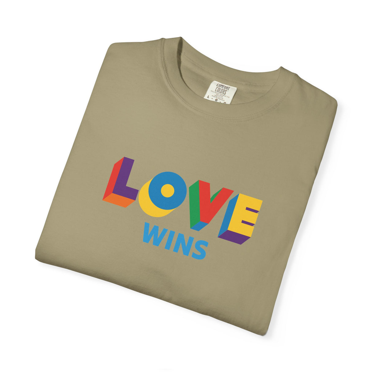 Love Wins Heavyweight Tee – Lived-In Feel, Loud Heart