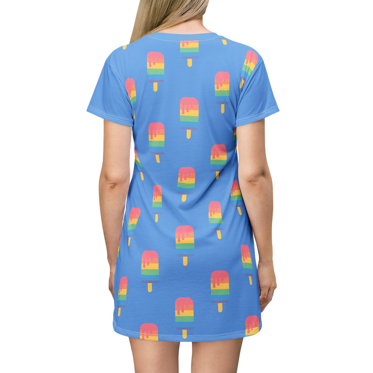 Melting Point T-Shirt Dress - Summer Vibes Fashion