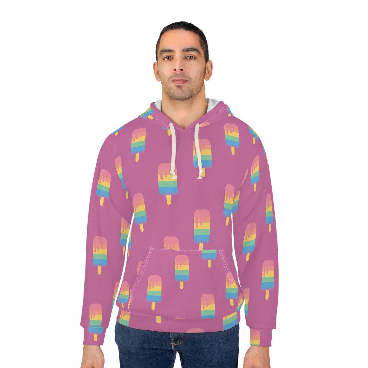 Pink Melting Point Unisex Pullover Hoodie - Summer Vibes Apparel