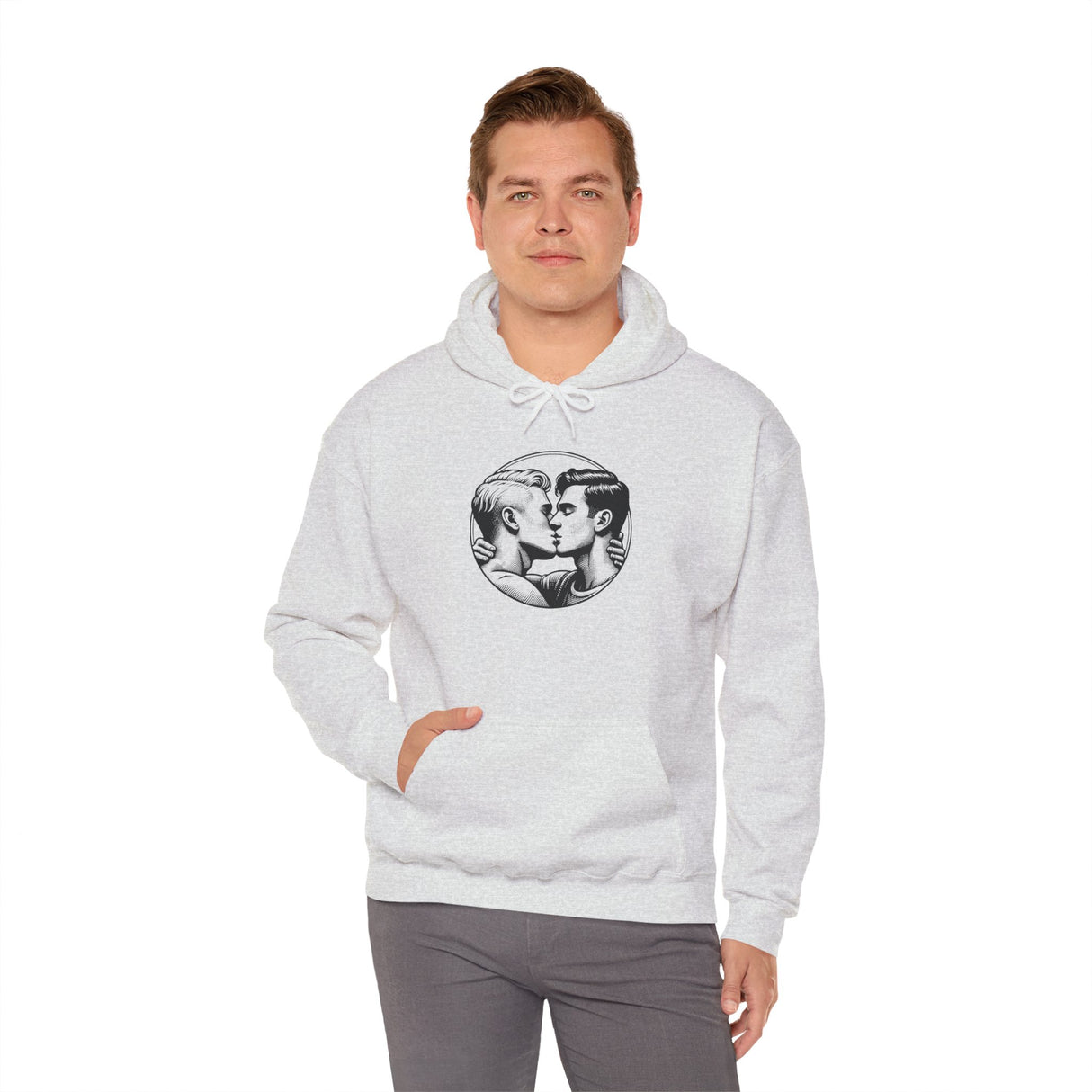 Close Enough to Breathe - Cozy Pullover Sweatshirt