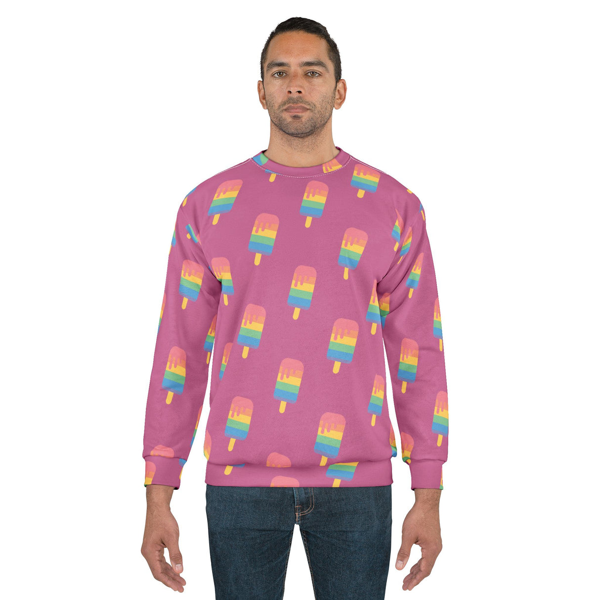 Pink Melting Point Unisex Sweatshirt – Fun Summer Vibe Apparel