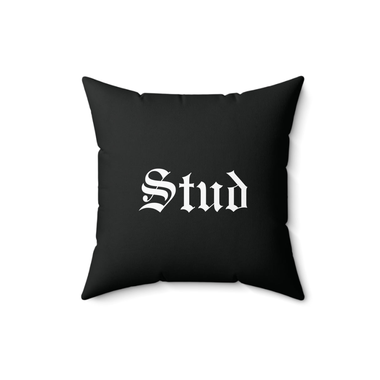 Stud Spun Polyester Square Pillow - Modern Decor for Stylish Spaces