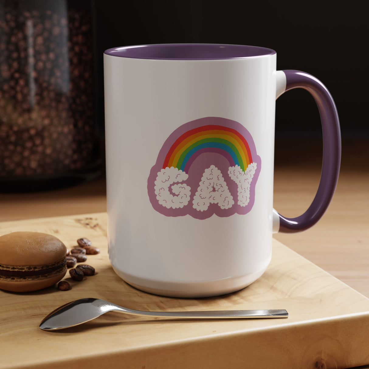 Gay Rainbow Cloud Mug - 11oz & 15oz Options