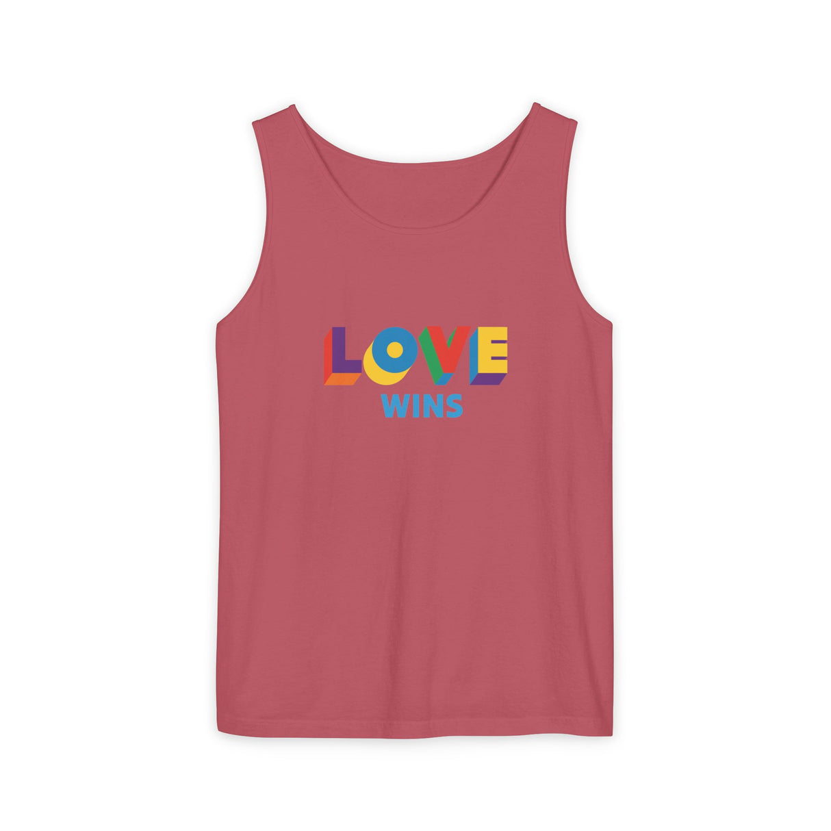 Love Wins Heavyweight Tank – Washed Soft, Worn Proud