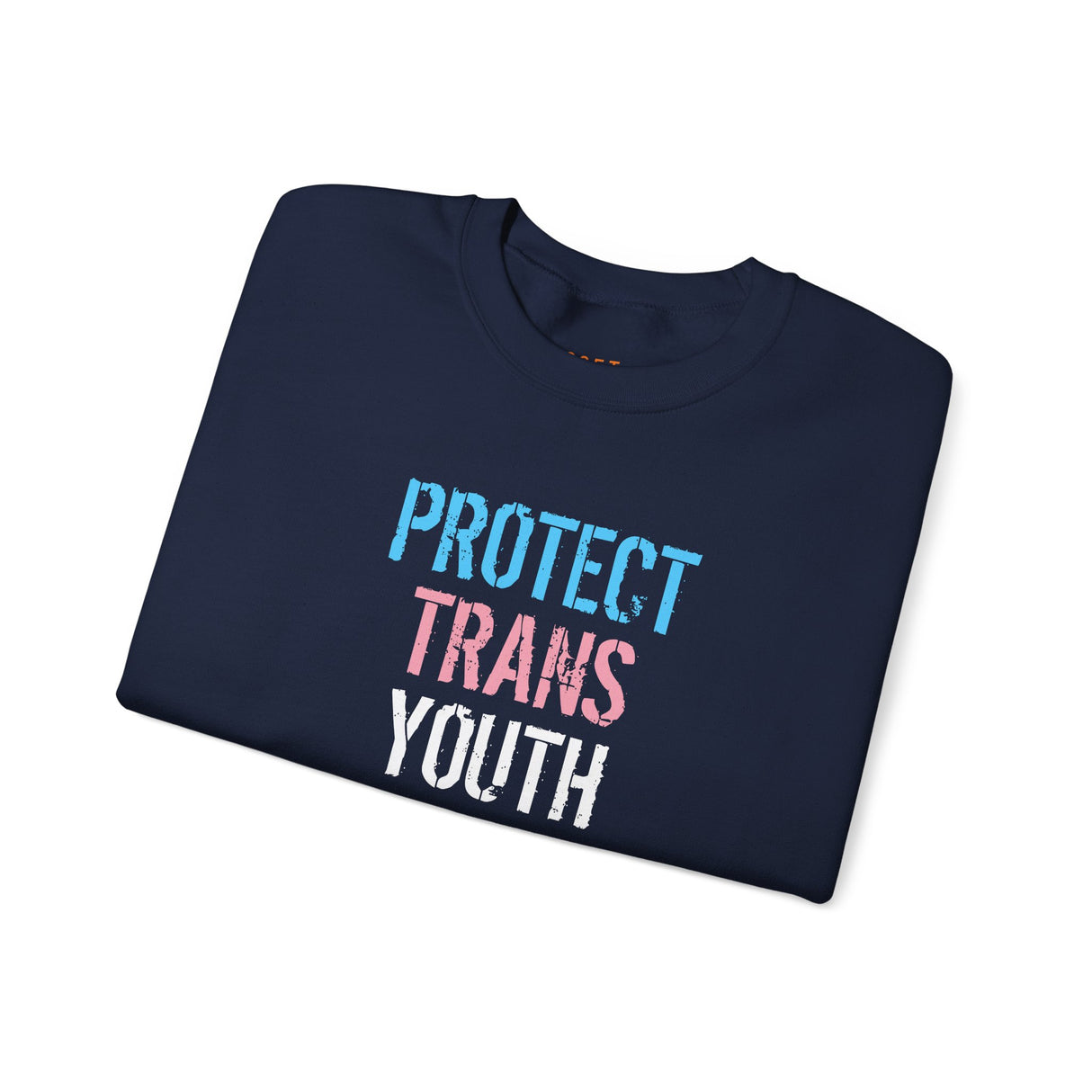 Protect Trans Youth 2025 Crewneck – Warm Layers, Urgent Truth