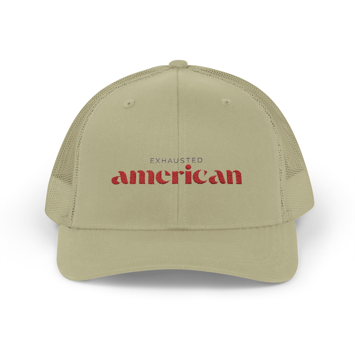 Exhausted American Snapback Trucker Cap