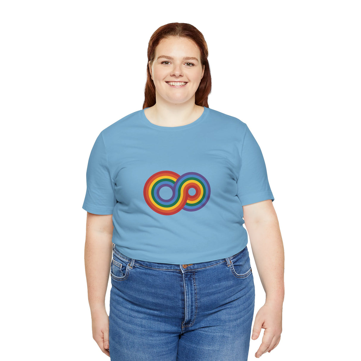 Gayfinity Rainbow Lightweight Tee – Infinite Pride, Everyday Softness