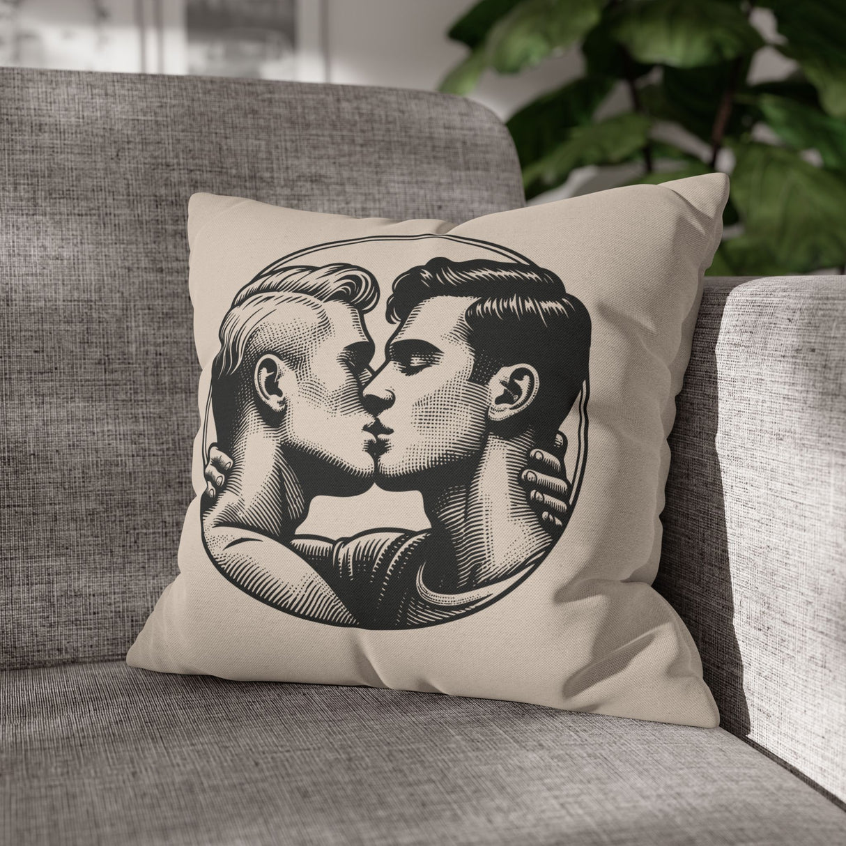 Close Enough to Breath Pillow Cover