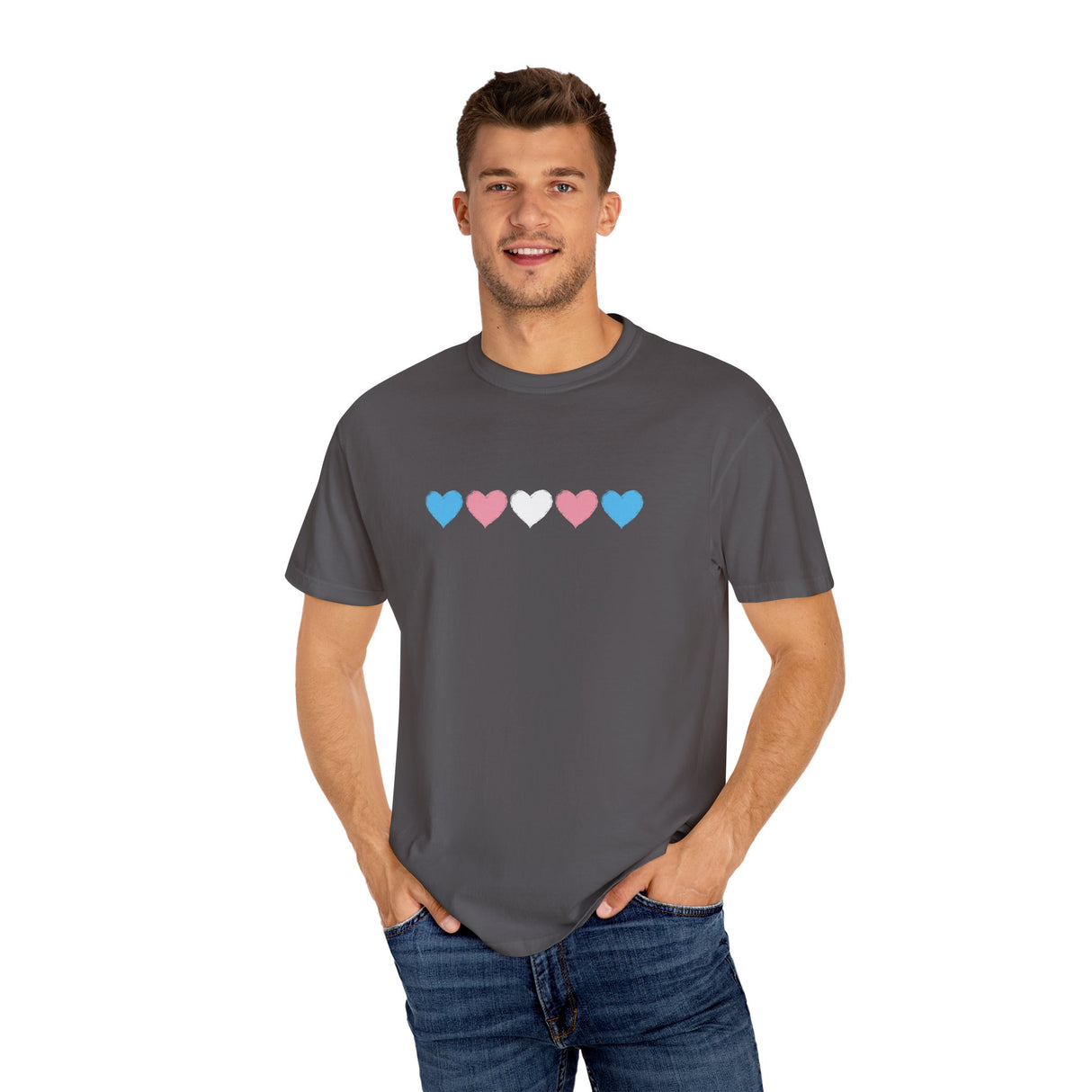 Trans Pride Heavyweight Tee – Soft Structure, Bold Heart
