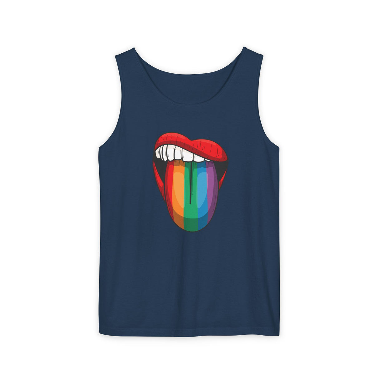 Rainbow Lick Tank Top Medium Weight