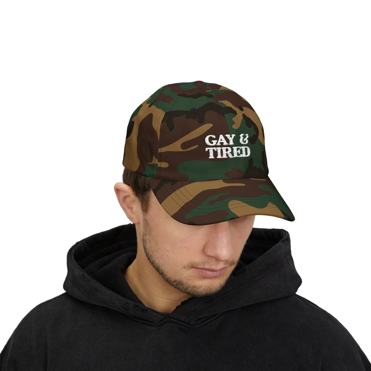 Gay & Tired Classic Dad Cap - Casual Adjustable Hat