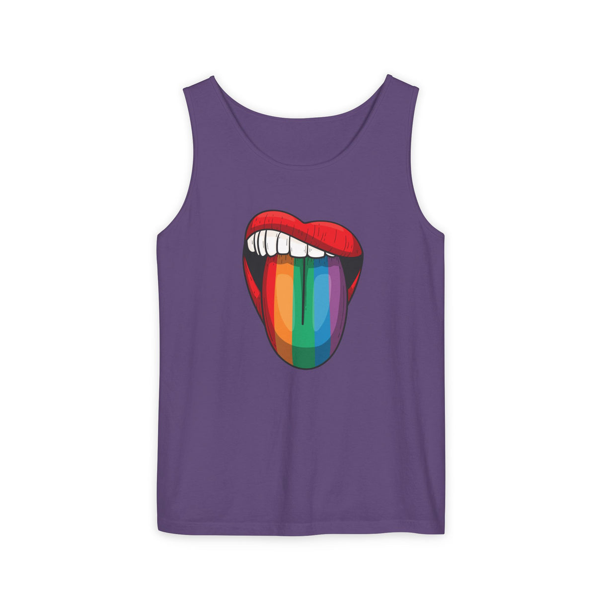 Rainbow Lick Tank Top Medium Weight