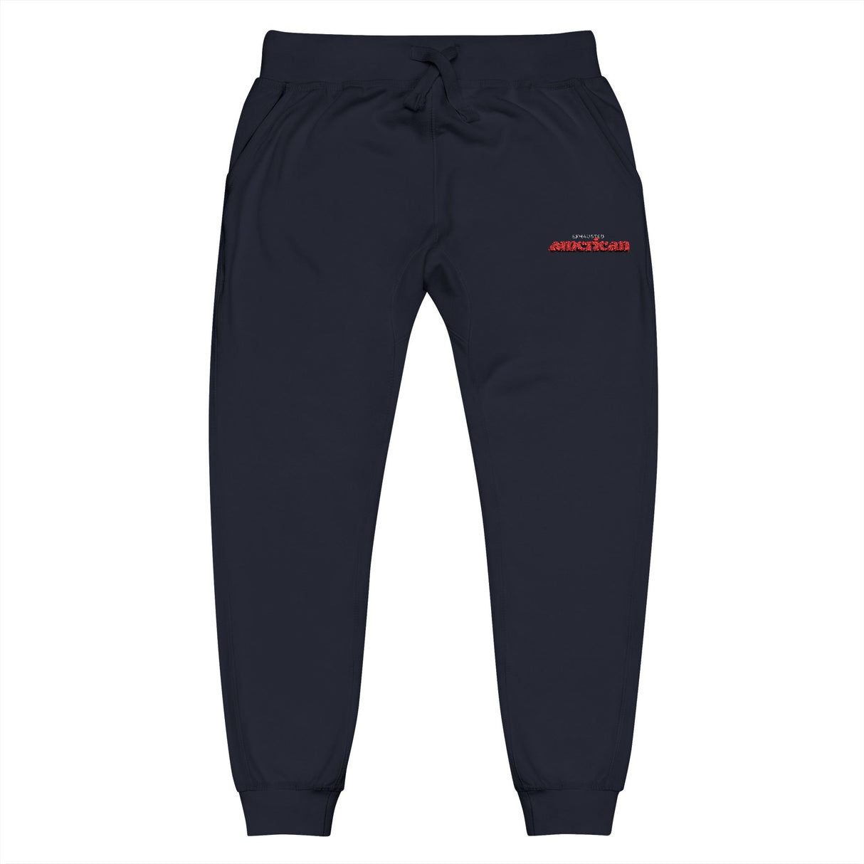 Embroidered Unisex Fleece Sweatpants - Comfy & Stylish Lounge Wear