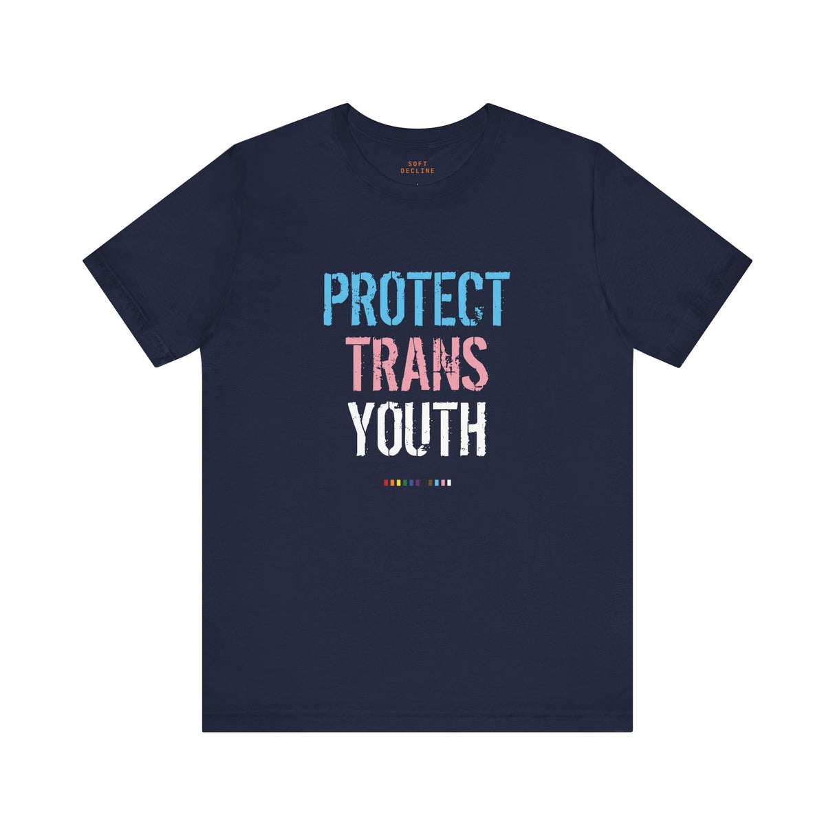 2025 Protect Trans Youth Lightweight Tee – Soft Fit, Urgent Message