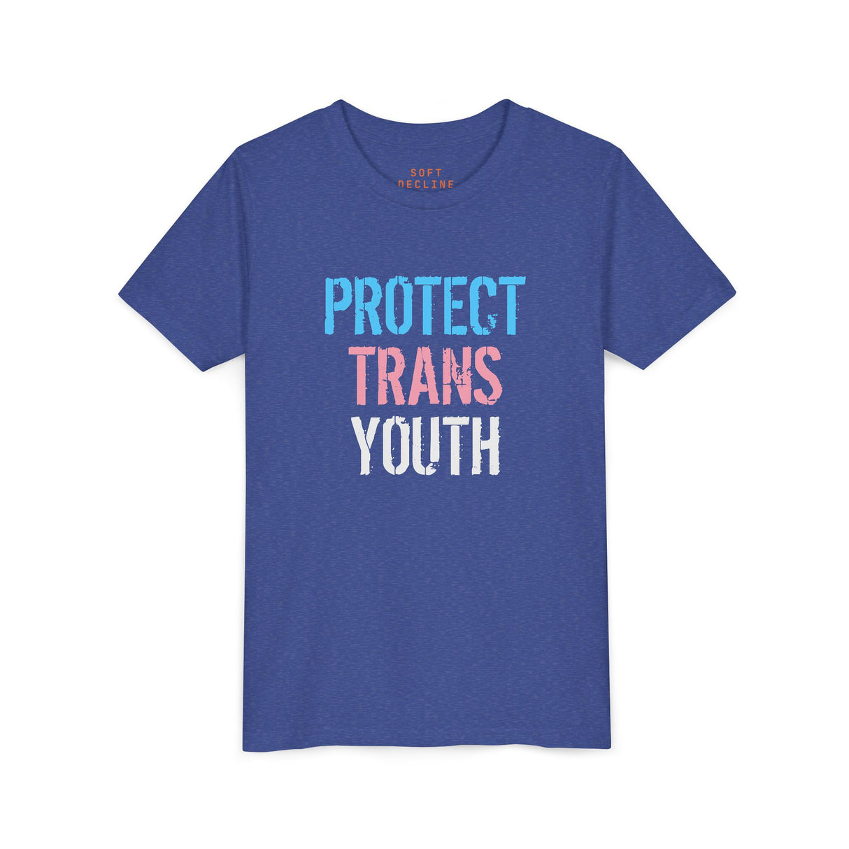 2025 Protect Trans Youth Lightweight Tee – Youth Sizing – Soft Fit, Urgent Message