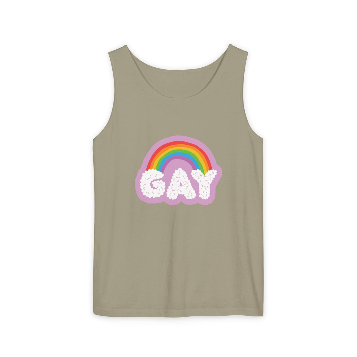 Gay Cloud Tank Top – Chill, Sunny, and Very Out