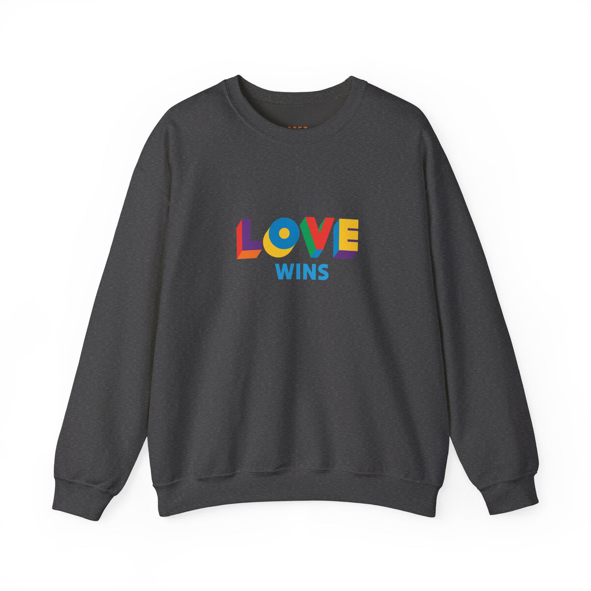 Love Wins Medium Weight Sweatshirt – Soft Feel, Solid Message