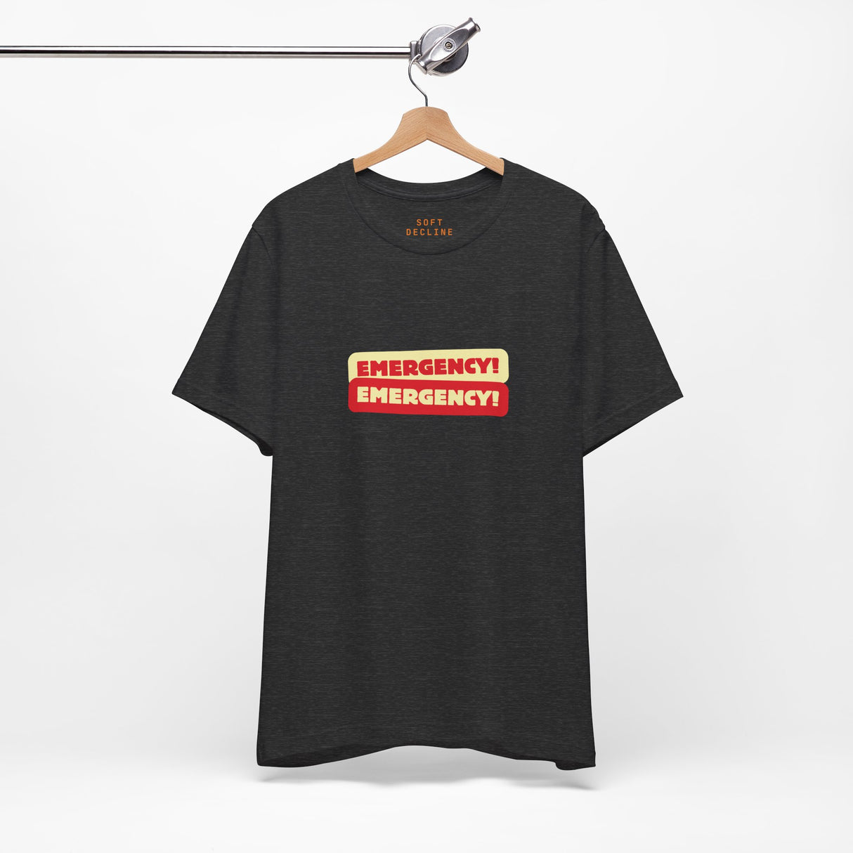 Emergency! Emergency! Lightweight Tee – Flash Warning, Soft Fit
