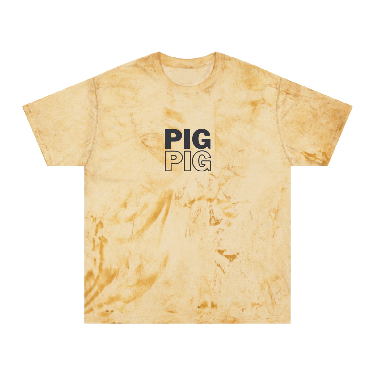 Pig Pattern Color Blast T-Shirt - Vibrant Pig Print Tees for Fun-Loving Individuals
