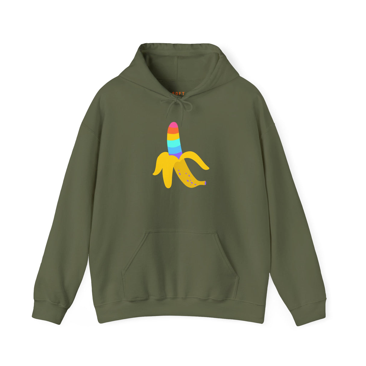 Banana Rainbow Cozy Pullover Sweatshirt