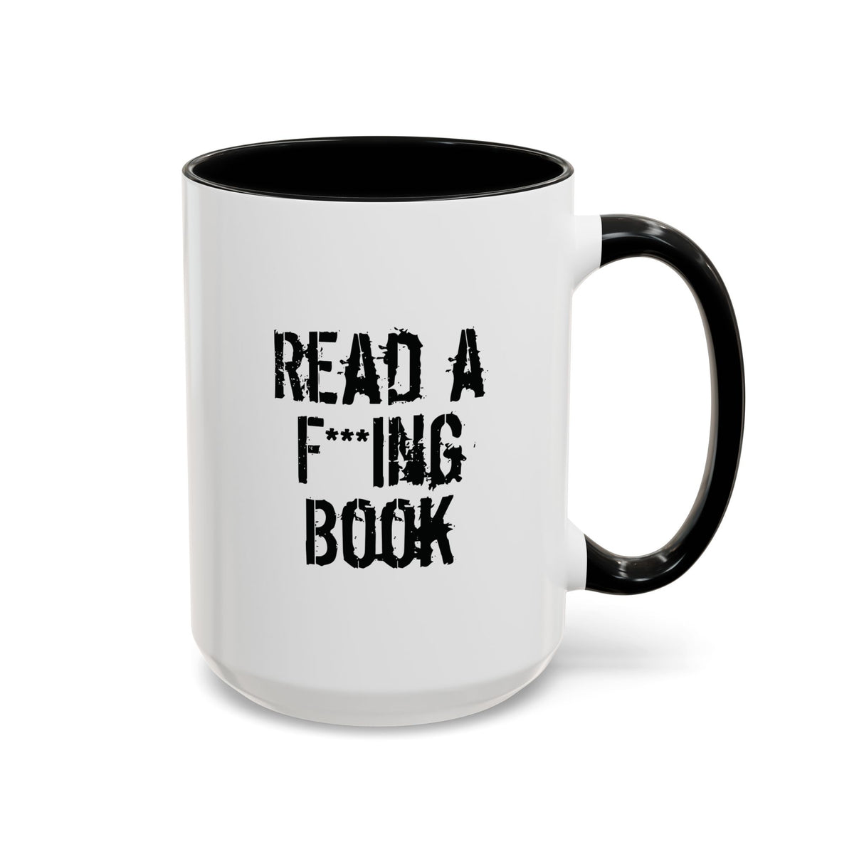 Read a F***ing Book Accent Mug – Caffeinate & Educate