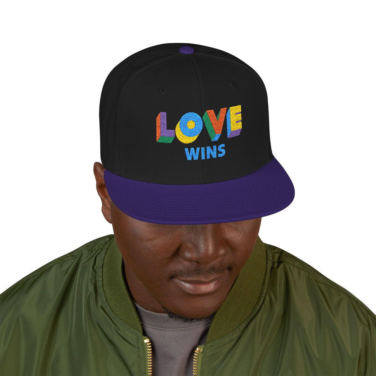 Love Wins Embroidered Hat – Bold Thread, Big Truth
