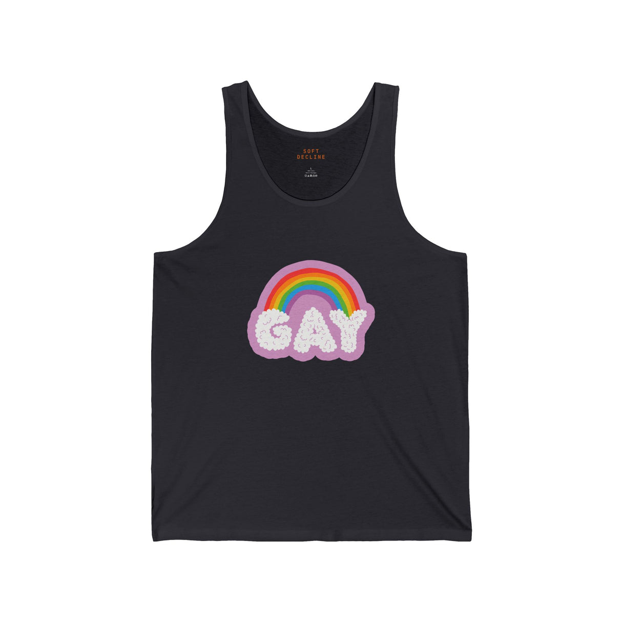 Gay Cloud Tank – Chill, Sunny, and Very Out