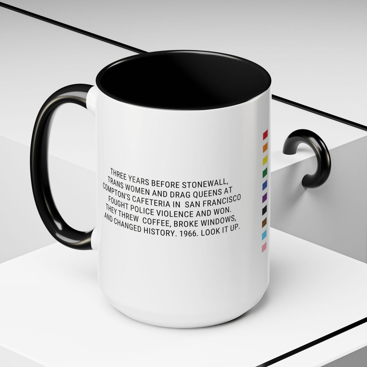 Compton’s 1966 Accent Mug – Sip in Defiance