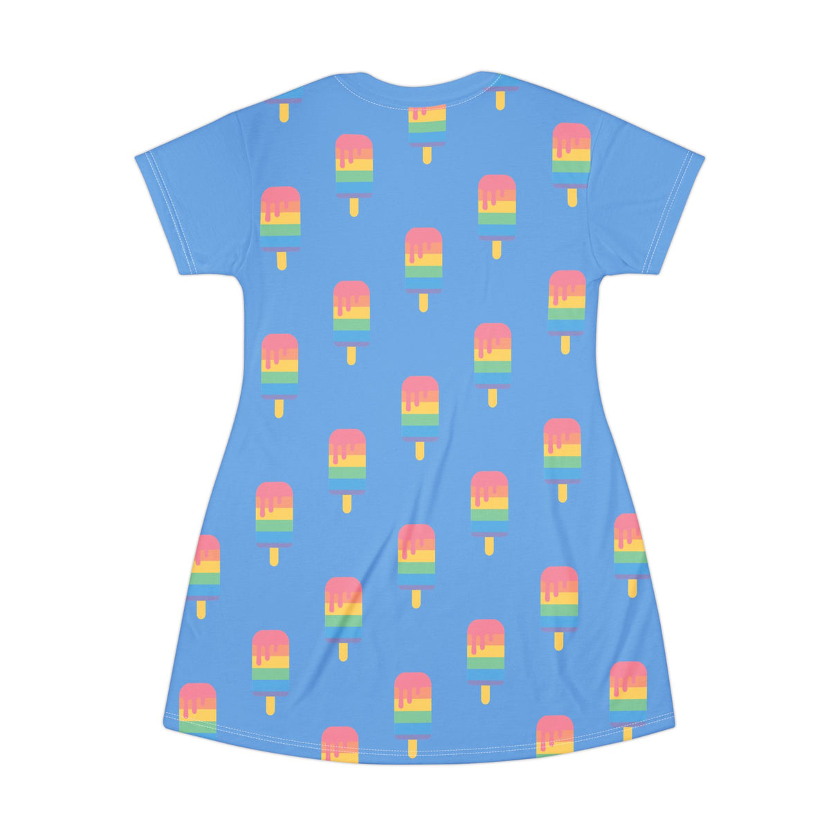 Melting Point T-Shirt Dress - Summer Vibes Fashion