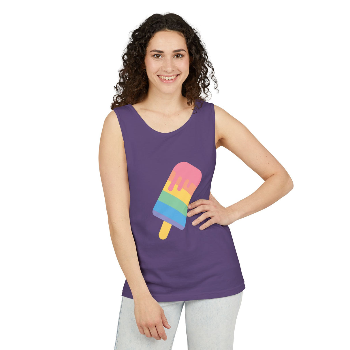 Melting Point Popsicle Unisex Tank Top - Summer Vibes