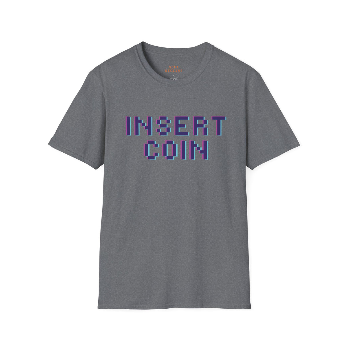 Insert Coin Unisex Softstyle T-Shirt - Casual Comfort Tee for Everyday Wear