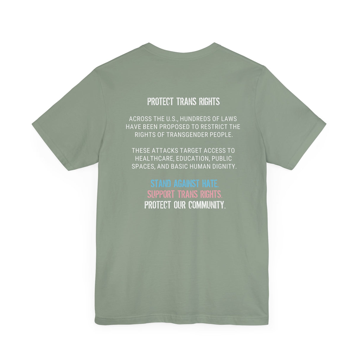 Protect Trans Rights 2025 Lightweight Tee – Soft Fabric, Hard Truth