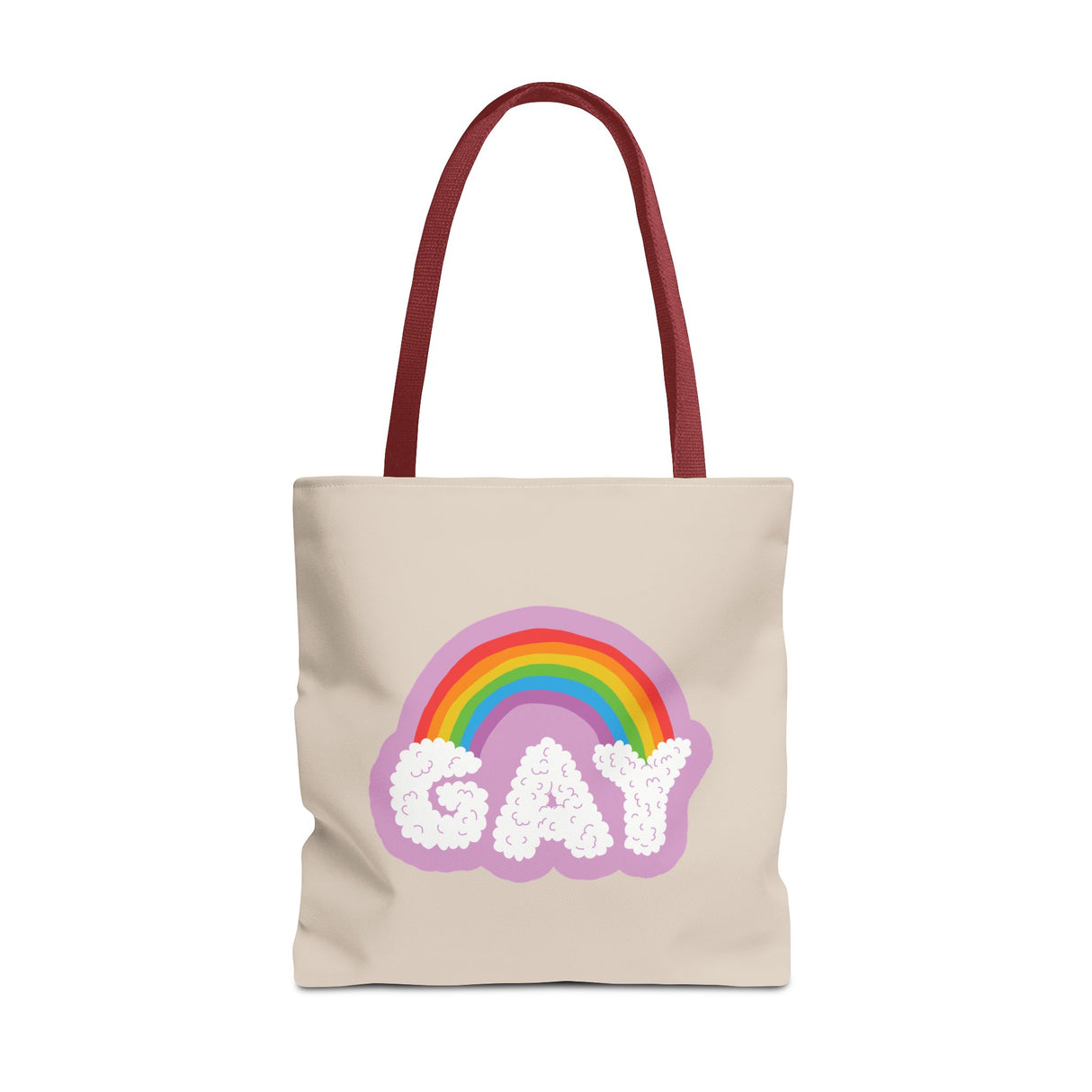 Gay Rainbow Cloud Tote – Cute, Bold, and Built to Carry It All