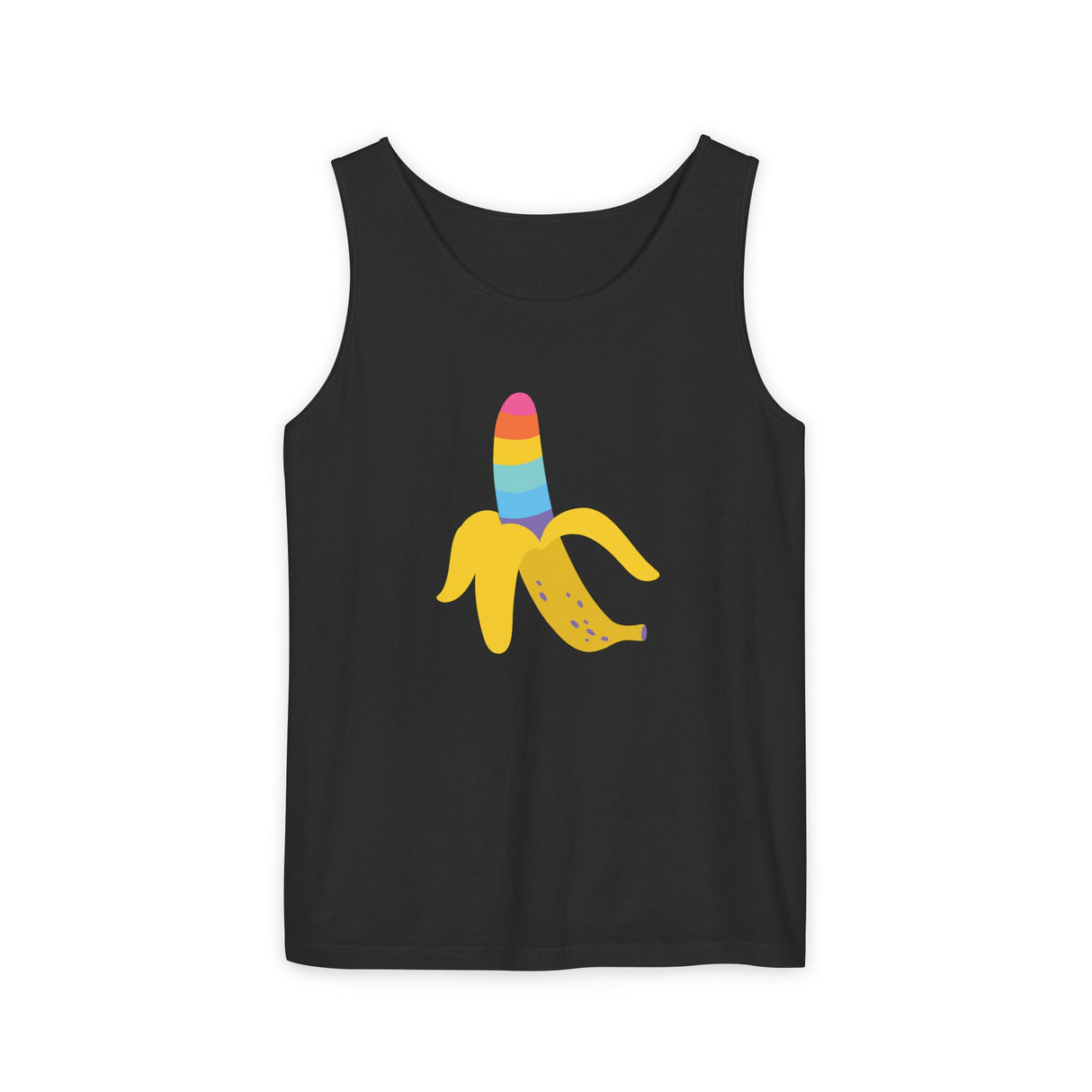 Banana Rainbow Tank Top Medium Weight