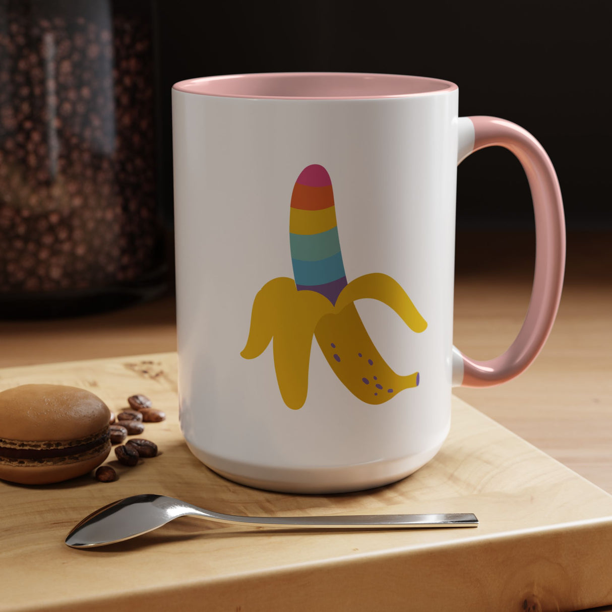 Rainbow Banana Coffee Mug - 11oz & 15oz Options