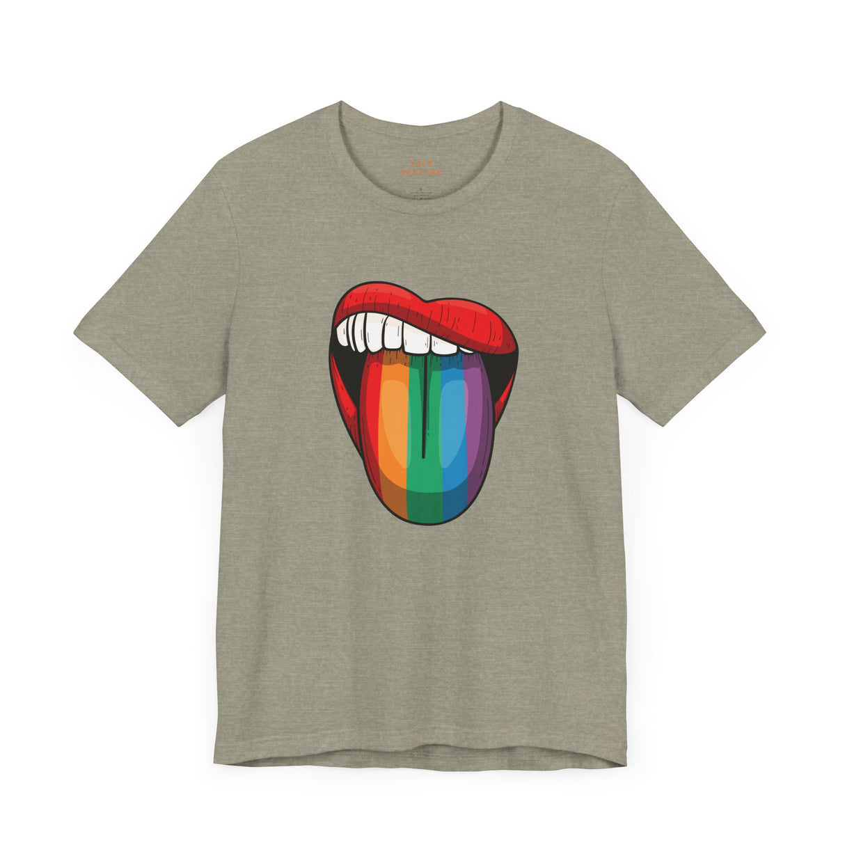 Rainbow Lick Icon Jersey Tee