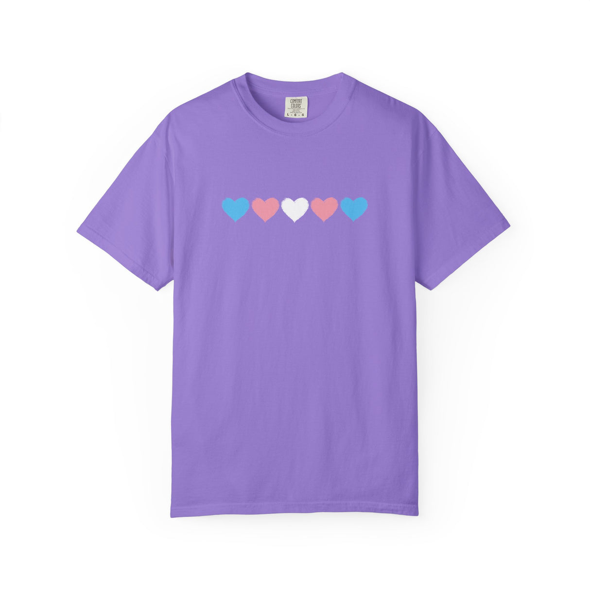 Trans Pride Heavyweight Tee – Soft Structure, Bold Heart